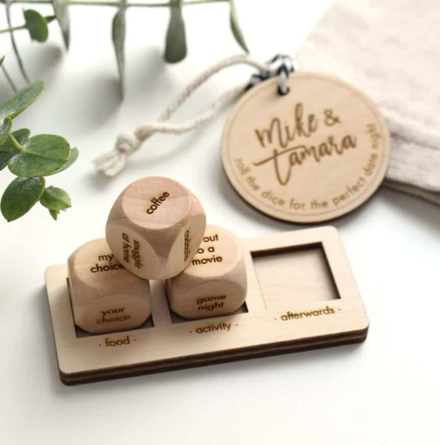 Denver Interior Designer holiday gift guide couple gifts wooden date dice