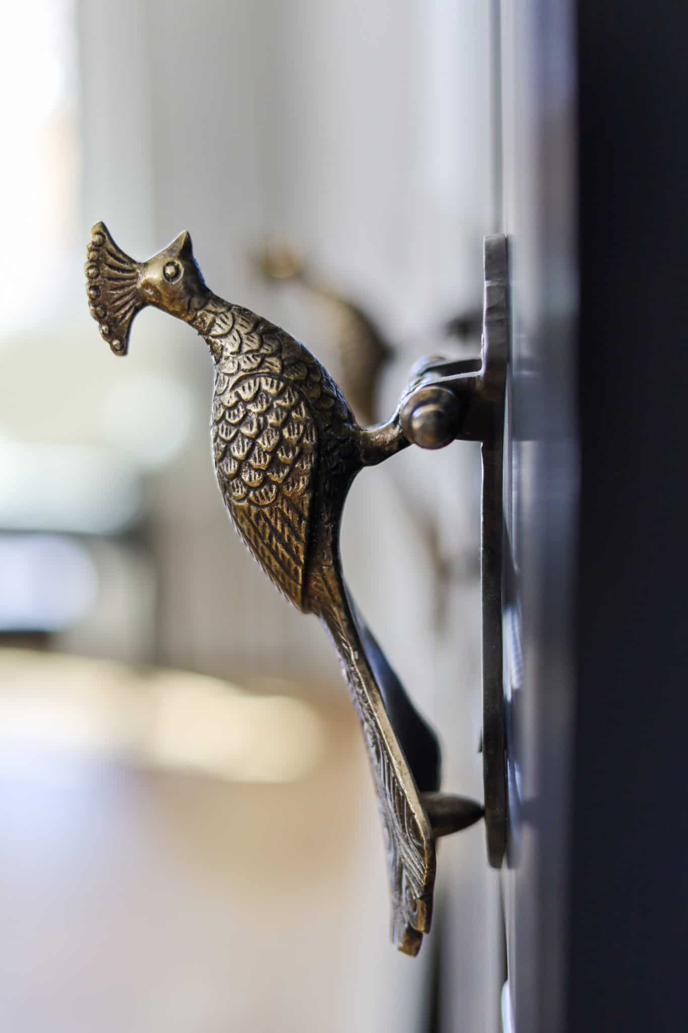 Maximalist Home Decor with bold door knobs