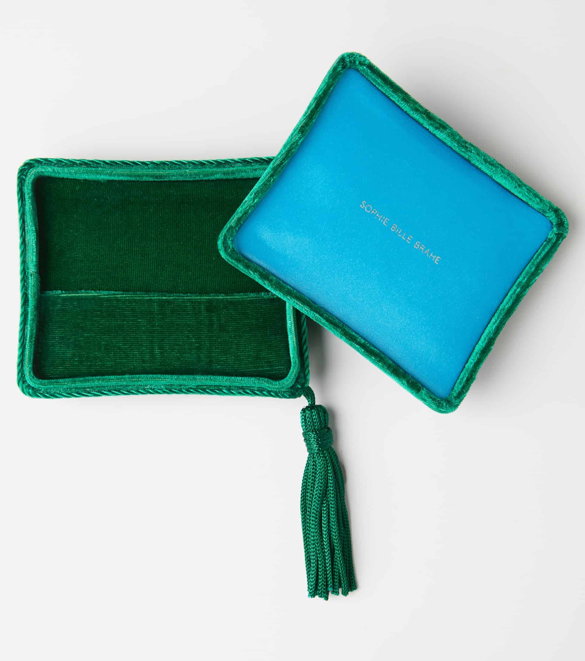Denver Interior Designer holiday gift guide fashion gifts green velvet jewelry box