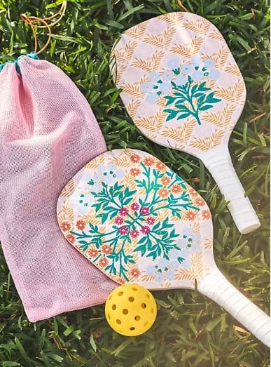 Mother's Day gift guide colorful game pickleball set