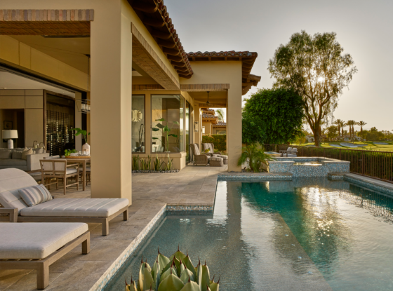 Palm Springs California interior modern transitional design project Inside Stories designers Denver exterior